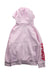 A Pink Zippered Sweatshirts from Adidas in size 5T for girl. (Back View)