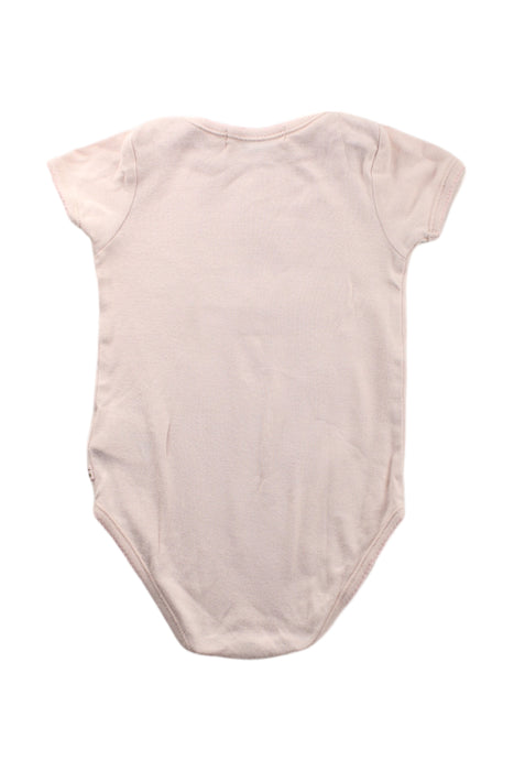 A Pink Short Sleeve Bodysuits from Bonpoint in size 12-18M for girl. (Back View)