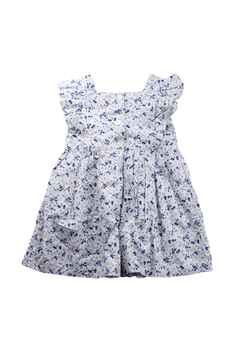 A Blue Short Sleeve Dresses from Confiture in size 2T for girl. (Back View)