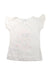 A White Short Sleeve Tops from Moschino in size 4T for girl. (Back View)