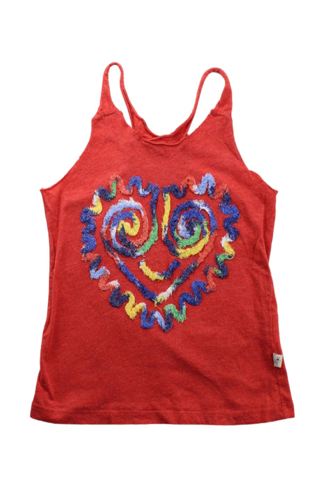 A Red Sleeveless T Shirts from Stella McCartney in size 5T for girl. (Front View)