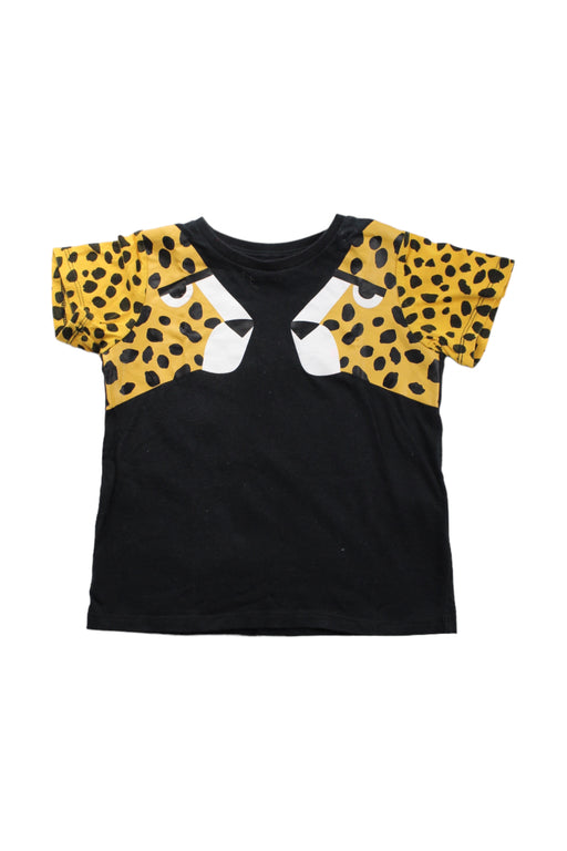 A Black Short Sleeve T Shirts from Stella McCartney in size 5T for boy. (Front View)