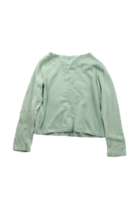 A Green Cardigans from Bonpoint in size 4T for girl. (Back View)