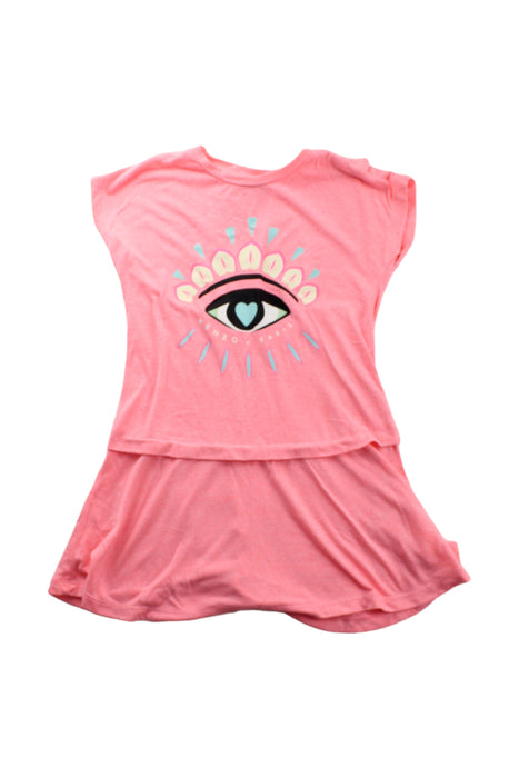 A Pink Sleeveless Dresses from Kenzo in size 3T for girl. (Front View)