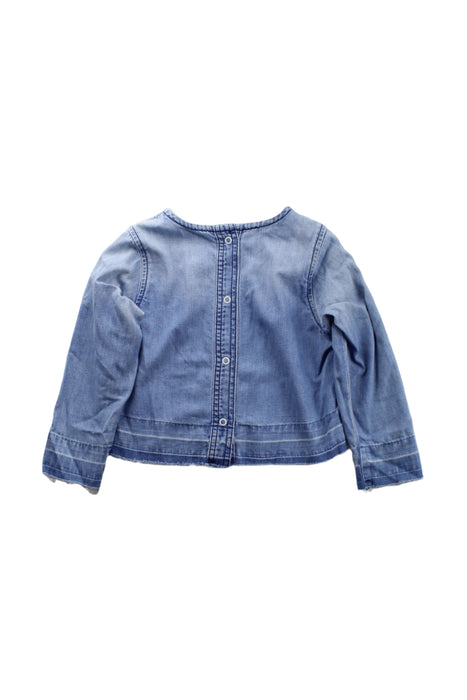 A Blue Lightweight Jackets from Stella McCartney in size 4T for girl. (Back View)