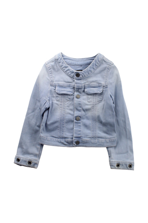 A Blue Lightweight Jackets from Karl Lagerfeld in size 3T for girl. (Front View)