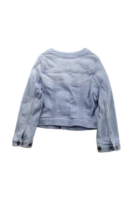 A Blue Lightweight Jackets from Karl Lagerfeld in size 3T for girl. (Back View)