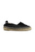 A Black Espadrilles from Bonpoint in size 5T for girl. (Front View)