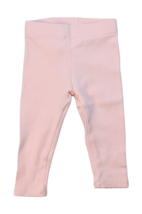 A Pink Leggings from Seed in size 3-6M for girl. (Front View)