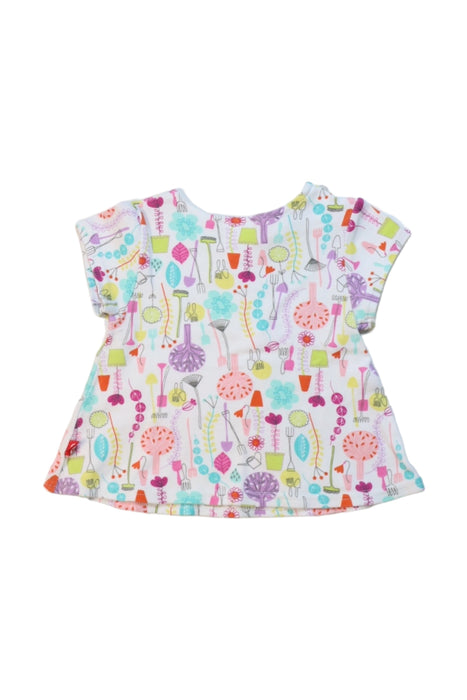 A Multicolour Short Sleeve Tops from Zutano in size 3-6M for girl. (Back View)