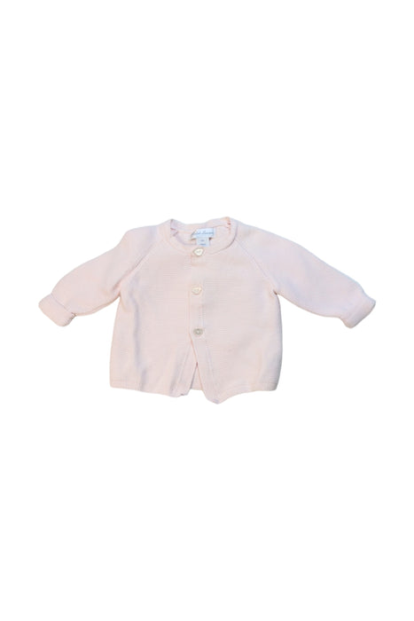 A Pink Cardigans from Ralph Lauren in size 3-6M for girl. (Front View)