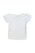 A White Short Sleeve Tops from Seed in size 3-6M for girl. (Back View)