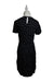 A Black Short Sleeve Dresses from Seraphine in size S for maternity. (Back View)