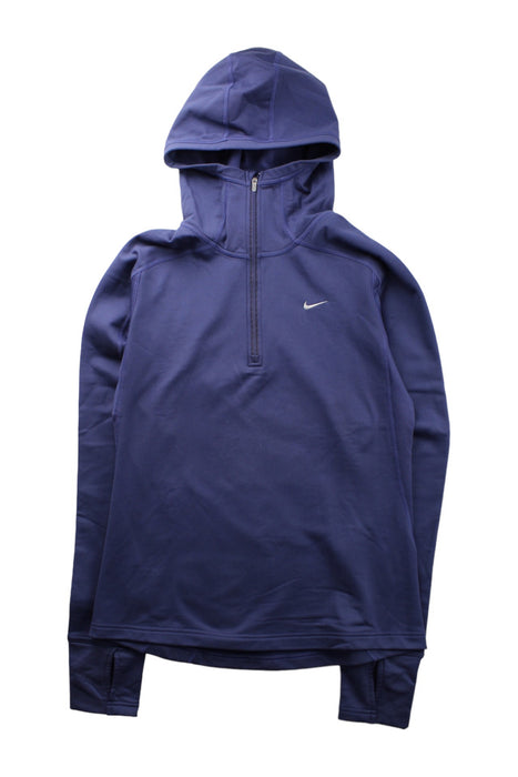 A Blue Lightweight Jackets from Nike in size 14Y for boy. (Front View)