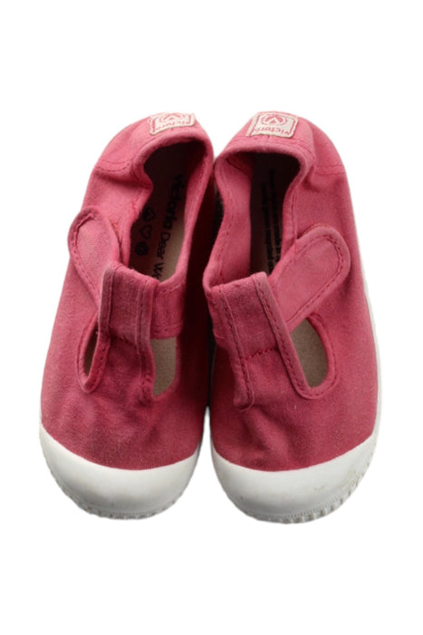 A Pink Sneakers from Victoria in size 3T for girl. (Back View)