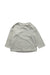 A Grey Long Sleeve T Shirts from Quincy Mae in size 12-18M for girl. (Front View)