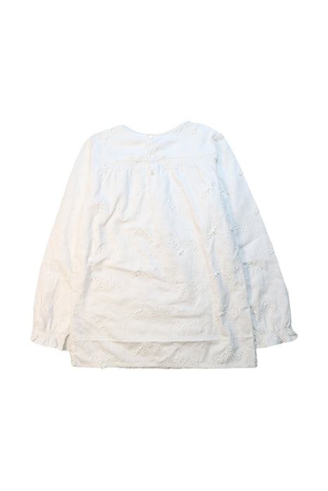 A White Long Sleeve Tops from Bonpoint in size 14Y for girl. (Back View)