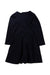 A Navy Long Sleeve Dresses from Jacadi in size 6T for girl. (Back View)