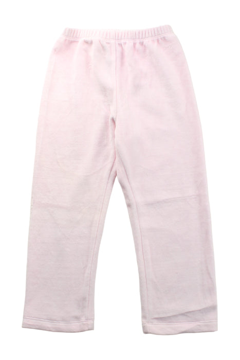 A Pink Sweatpants from Jacadi in size 4T for girl. (Front View)