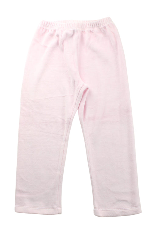 A Pink Sweatpants from Jacadi in size 4T for girl. (Front View)