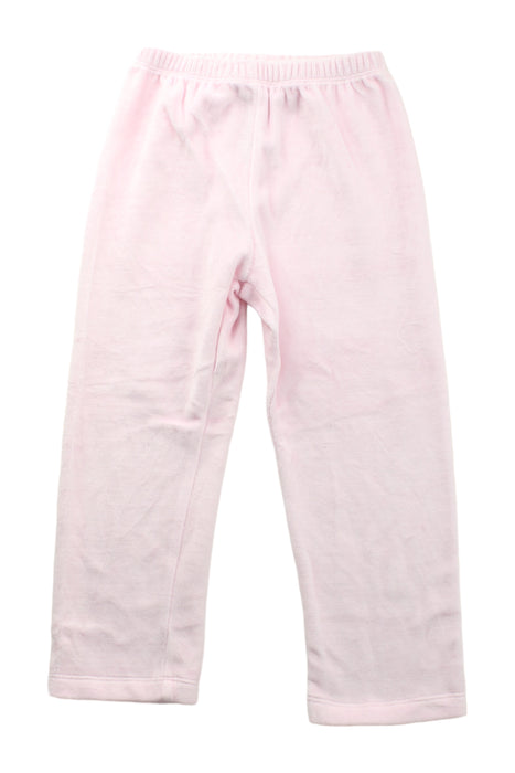 A Pink Sweatpants from Jacadi in size 4T for girl. (Front View)