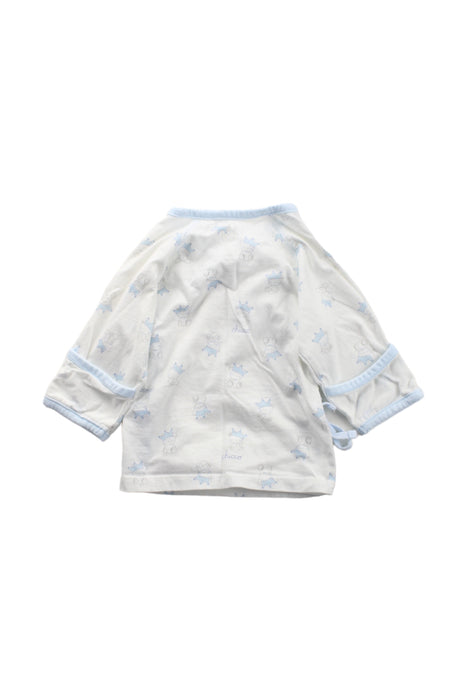 A Blue Long Sleeve Tops from Chicco in size 0-3M for boy. (Back View)