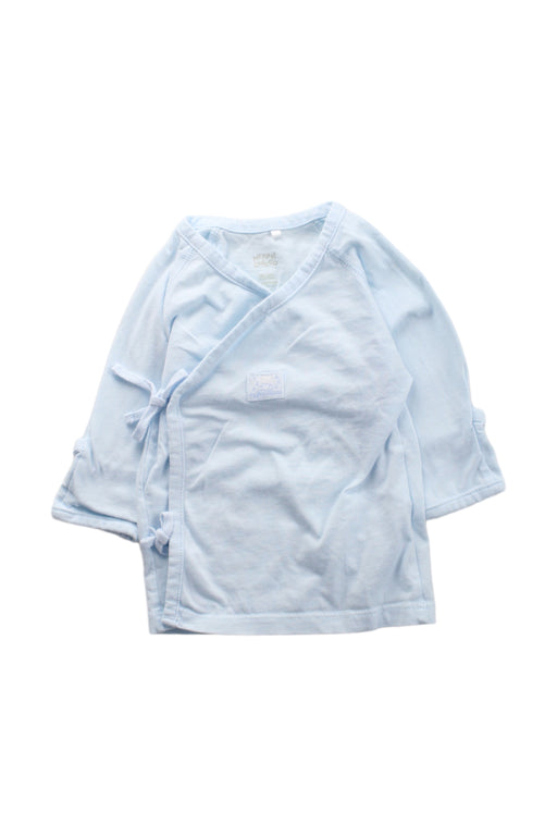 A Blue Long Sleeve Tops from Chicco in size 0-3M for neutral. (Front View)