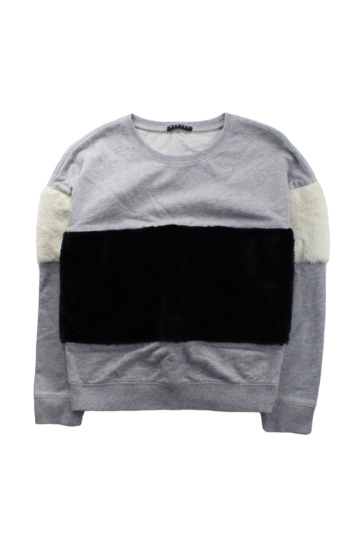 A Grey Crewneck Sweatshirts from Sisley in size 8Y for boy. (Front View)