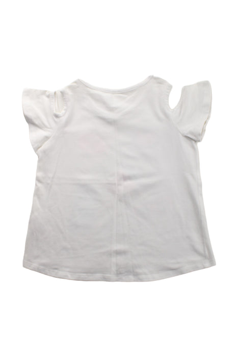 A White Short Sleeve Tops from Kate Spade in size 5T for girl. (Back View)