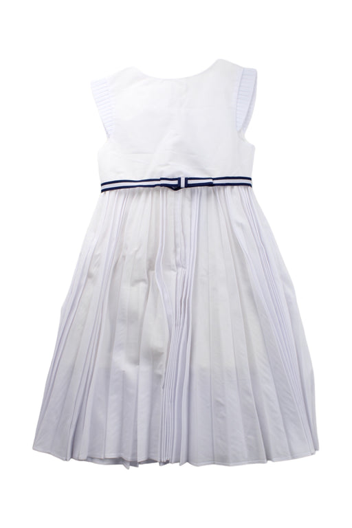 A White Sleeveless Dresses from Jacadi in size 3T for girl. (Front View)