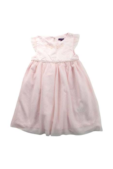 A Pink Sleeveless Dresses from Sergent Major in size 5T for girl. (Front View)