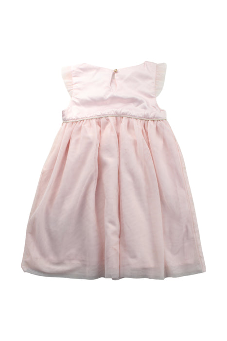 A Pink Sleeveless Dresses from Sergent Major in size 5T for girl. (Back View)