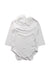 A White Long Sleeve Bodysuits from The Little White Company in size 0-3M for girl. (Front View)