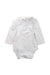 A White Long Sleeve Bodysuits from The Little White Company in size 0-3M for girl. (Back View)