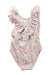 A Pink Swimsuits from Lola Palacios in size 4T for girl. (Back View)