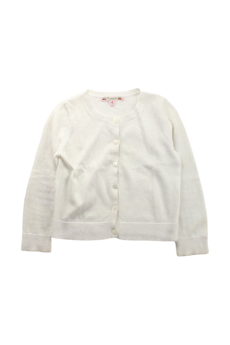 A White Cardigans from Bonpoint in size 4T for girl. (Front View)