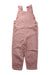 A Pink Long Overalls from Bout'Chou in size 2T for girl. (Front View)