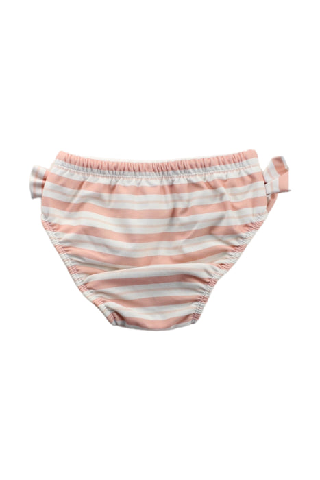 A Peach Swim Diapers from Petit Crabe in size 12-18M for girl. (Back View)