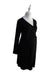 A Black Long Sleeve Dresses from Envie de Fraise in size M for maternity. (Front View)