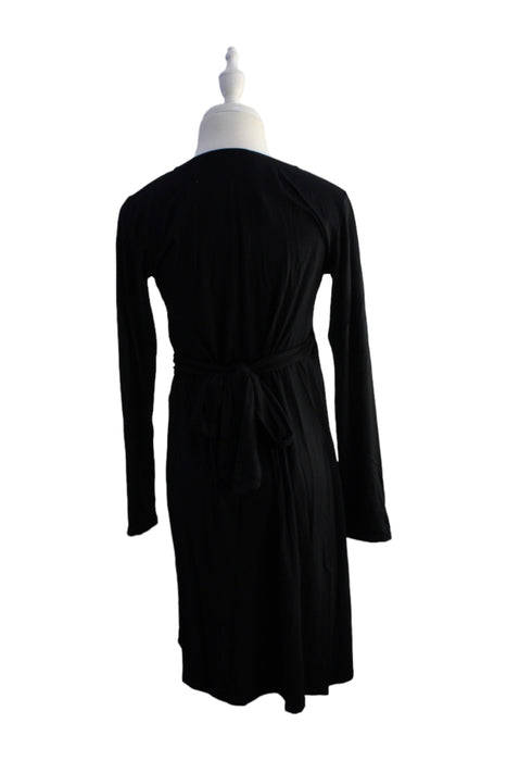 A Black Long Sleeve Dresses from Envie de Fraise in size M for maternity. (Back View)