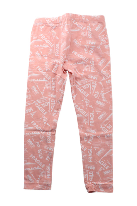 A Pink Leggings from MM6 Maison Margiela in size 4T for girl. (Back View)