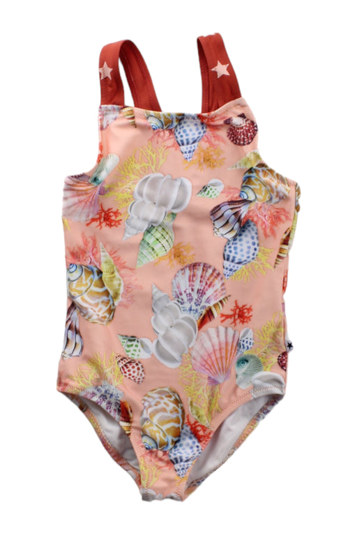 A Pink Swimsuits from Molo in size 3T for girl. (Front View)