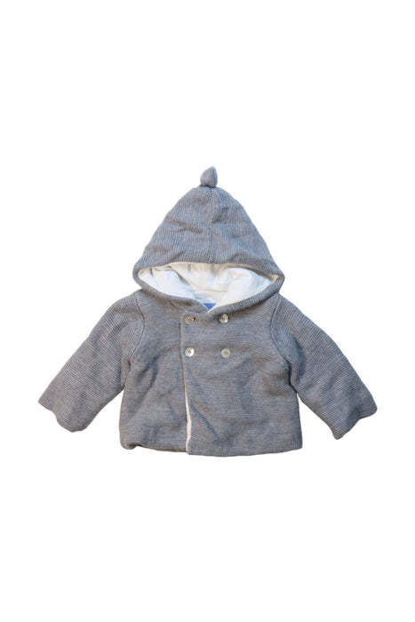 A Grey Lightweight Jackets from Jacadi in size 3-6M for boy. (Front View)