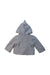 A Grey Lightweight Jackets from Jacadi in size 3-6M for boy. (Back View)