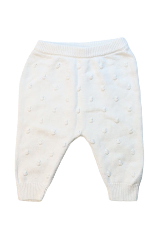 A White Sweatpants from Seed in size 3-6M for neutral. (Front View)