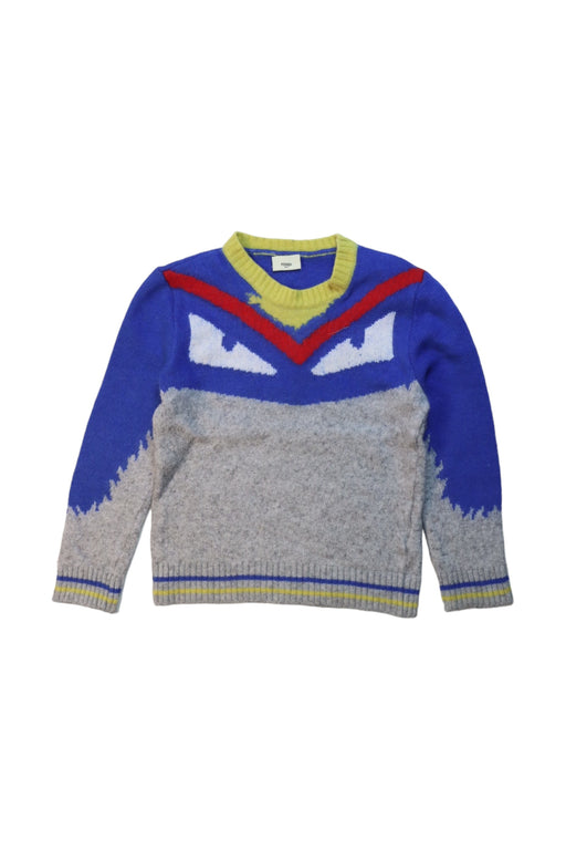 A Multicolour Knit Sweaters from Fendi in size 6T for boy. (Front View)