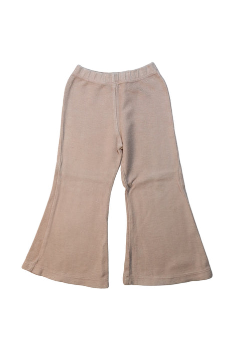 A Brown Sweatpants from Mini Marley in size 4T for girl. (Front View)