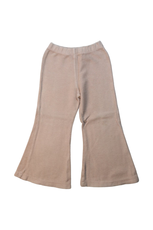 A Brown Sweatpants from Mini Marley in size 4T for girl. (Front View)