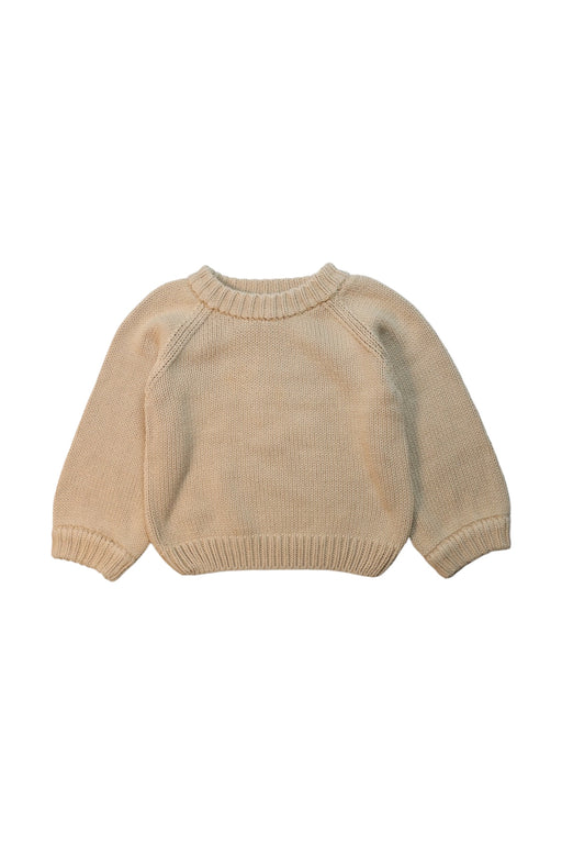 A Brown Knit Sweaters from Mini Marley in size 4T for girl. (Front View)