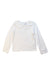 A White Long Sleeve Tops from Petit Bateau in size 6T for girl. (Front View)